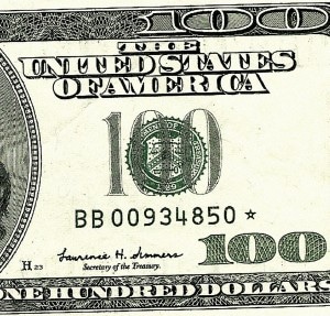 H23 BB00934850 * ...my $100 'star note'