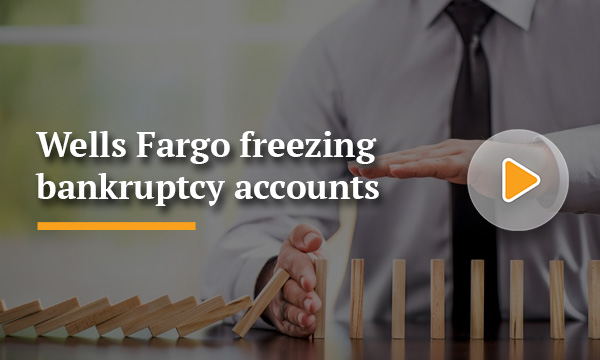 freezing bankruptcy accounts